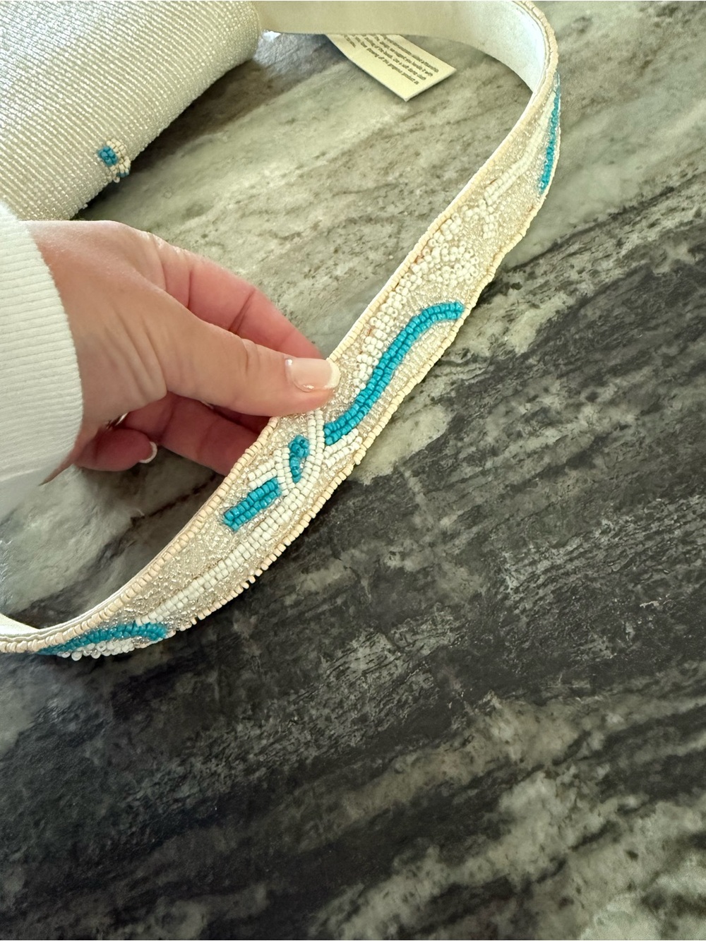 NWT Hand Beaded Lobster Buoy Shoulder Bag Coastal Nautical Lobster Purse - Picture 5 of 8